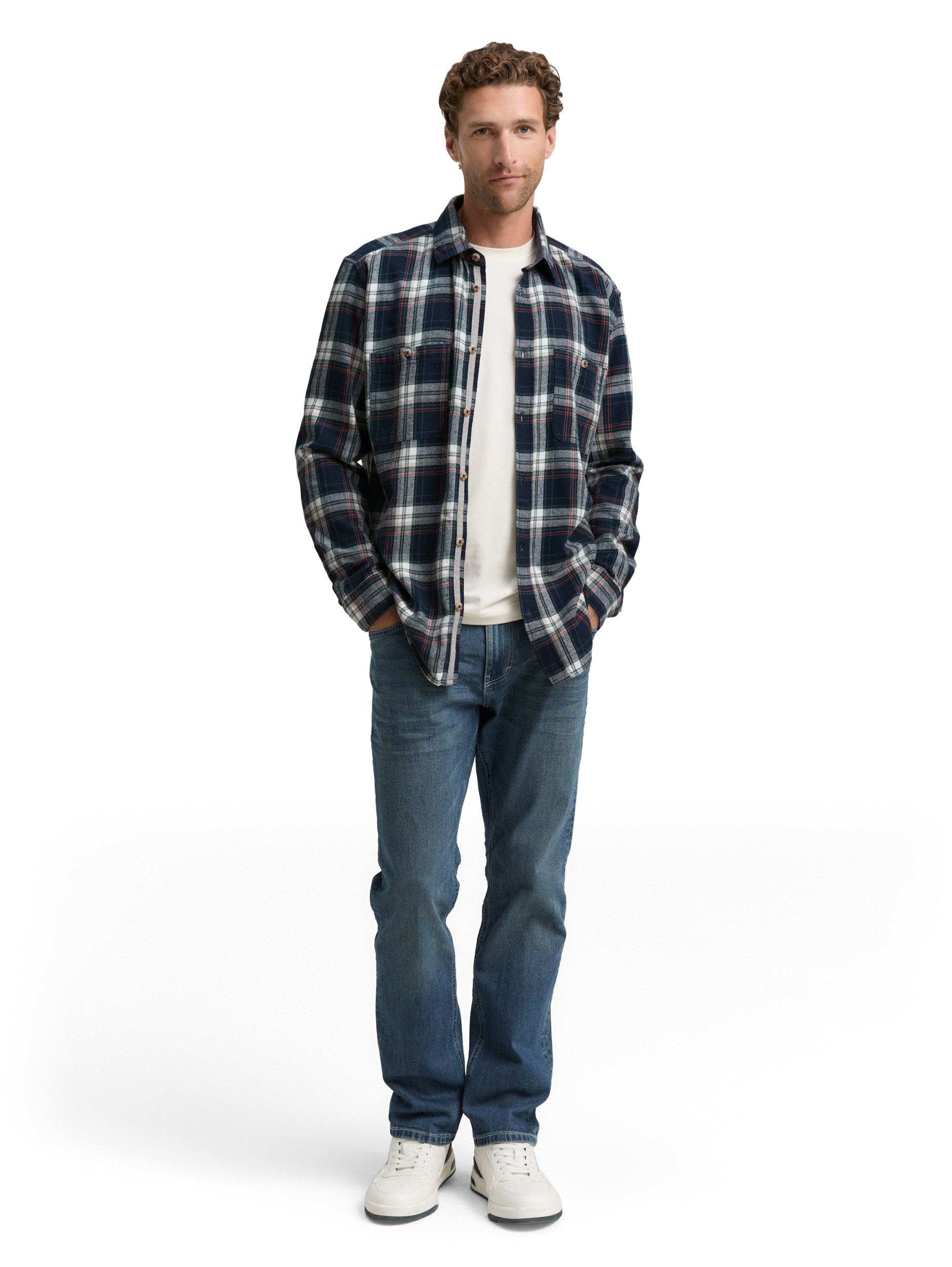 TOM TAILOR CASUAL MEN comfort checked shirt Freizeitshirts /-hemden TOM TAILOR CASUAL MEN