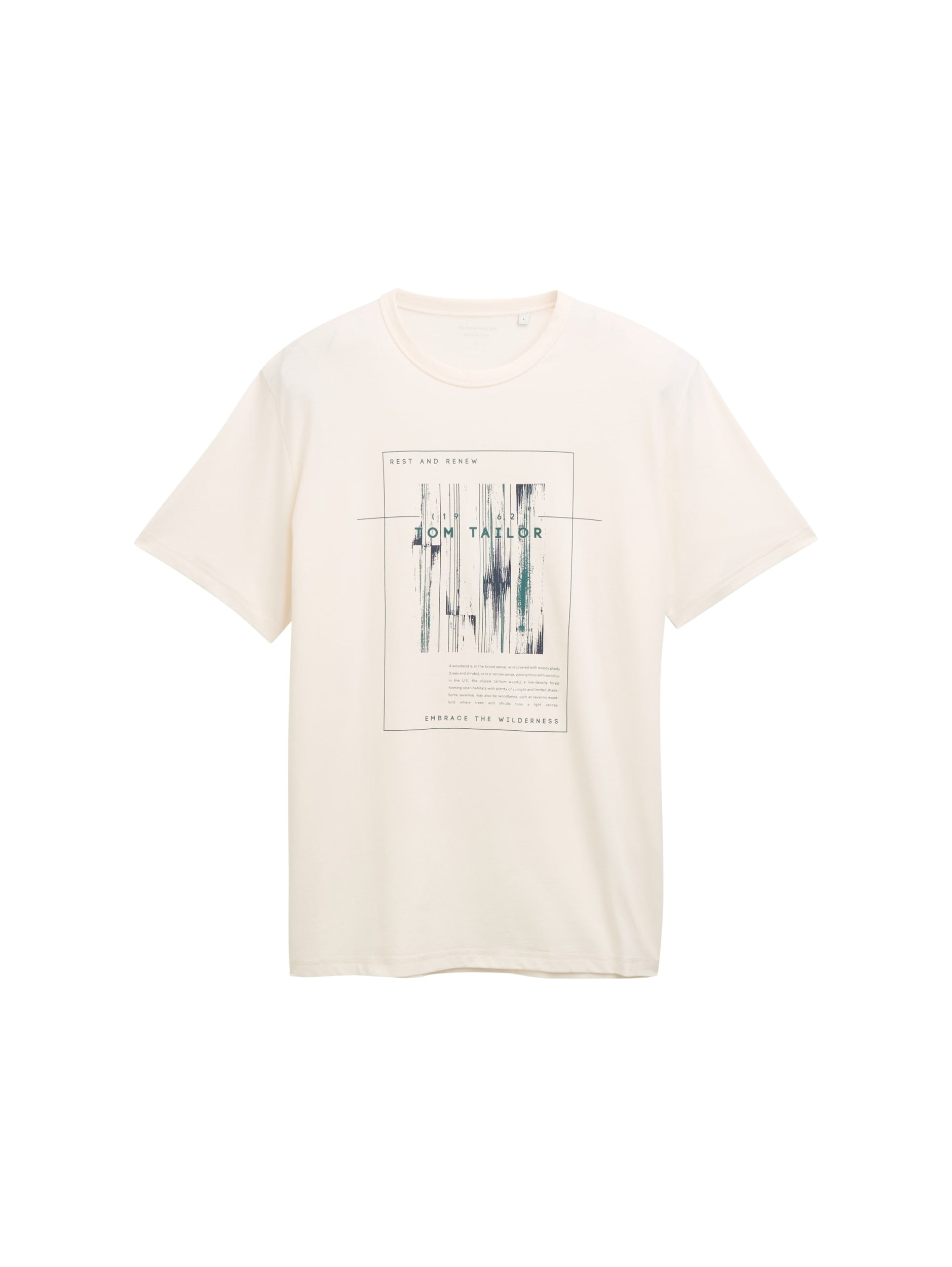 TOM TAILOR CASUAL MEN printed t-shirt Trainingsshirts TOM TAILOR CASUAL MEN 10348 M