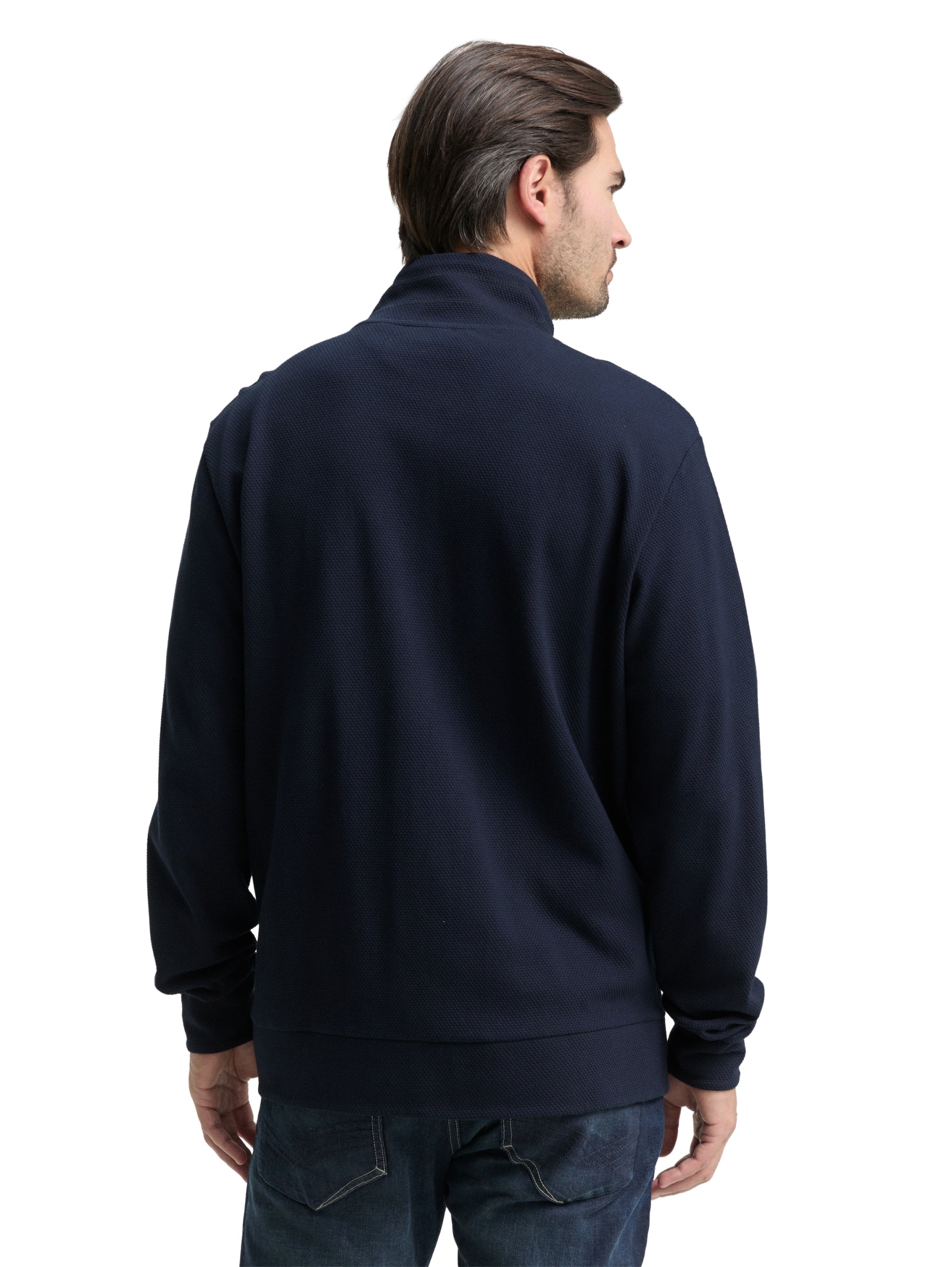 TOM TAILOR CASUAL MEN structured stand-up jacket Freizeitshirts /-hemden TOM TAILOR CASUAL MEN
