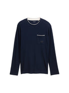 TOM TAILOR CASUAL MEN detailed longsleeve Freizeitshirts /-hemden TOM TAILOR CASUAL MEN 10668 M