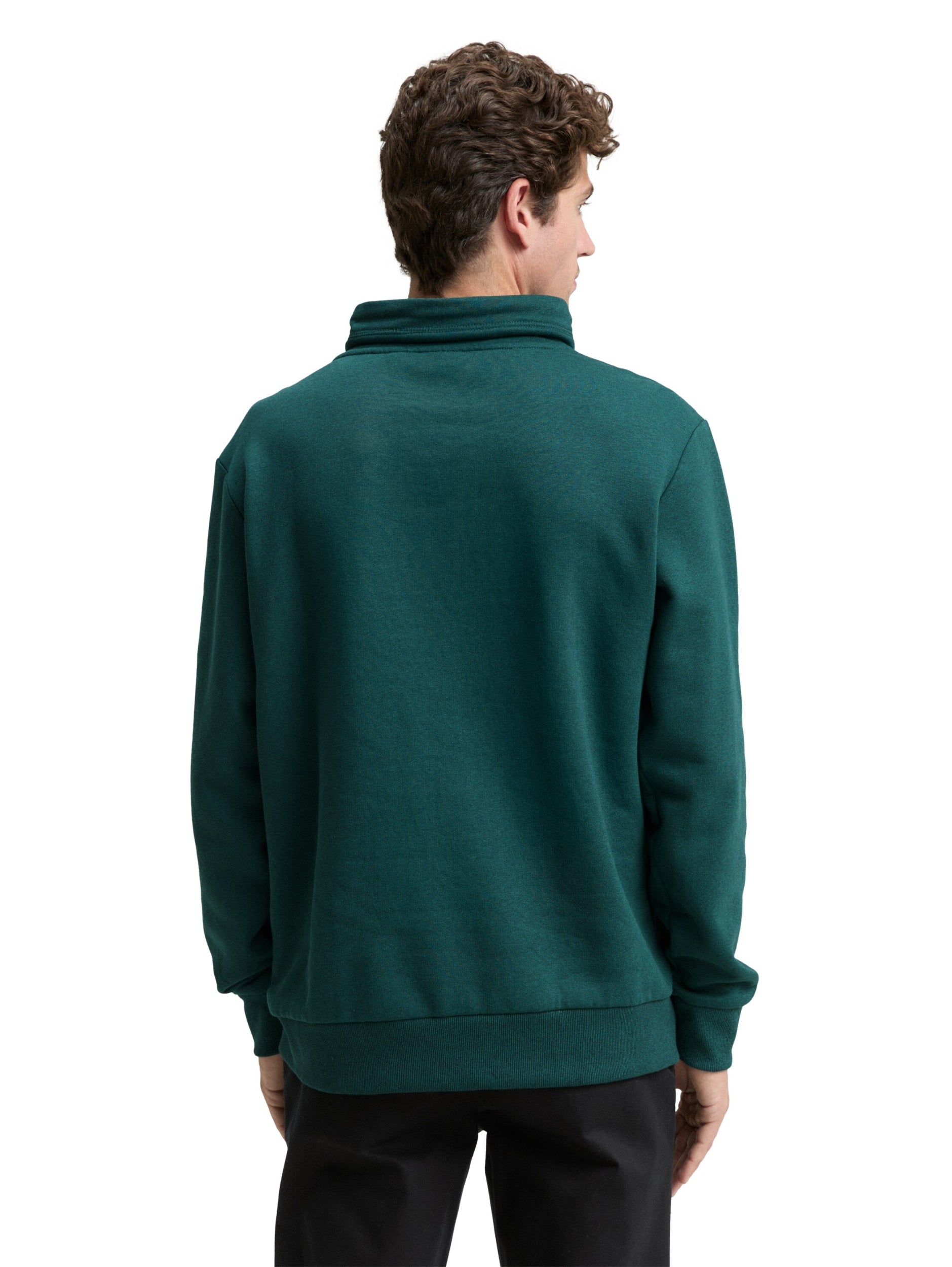 TOM TAILOR CASUAL MEN structured snood Freizeitpullover TOM TAILOR CASUAL MEN