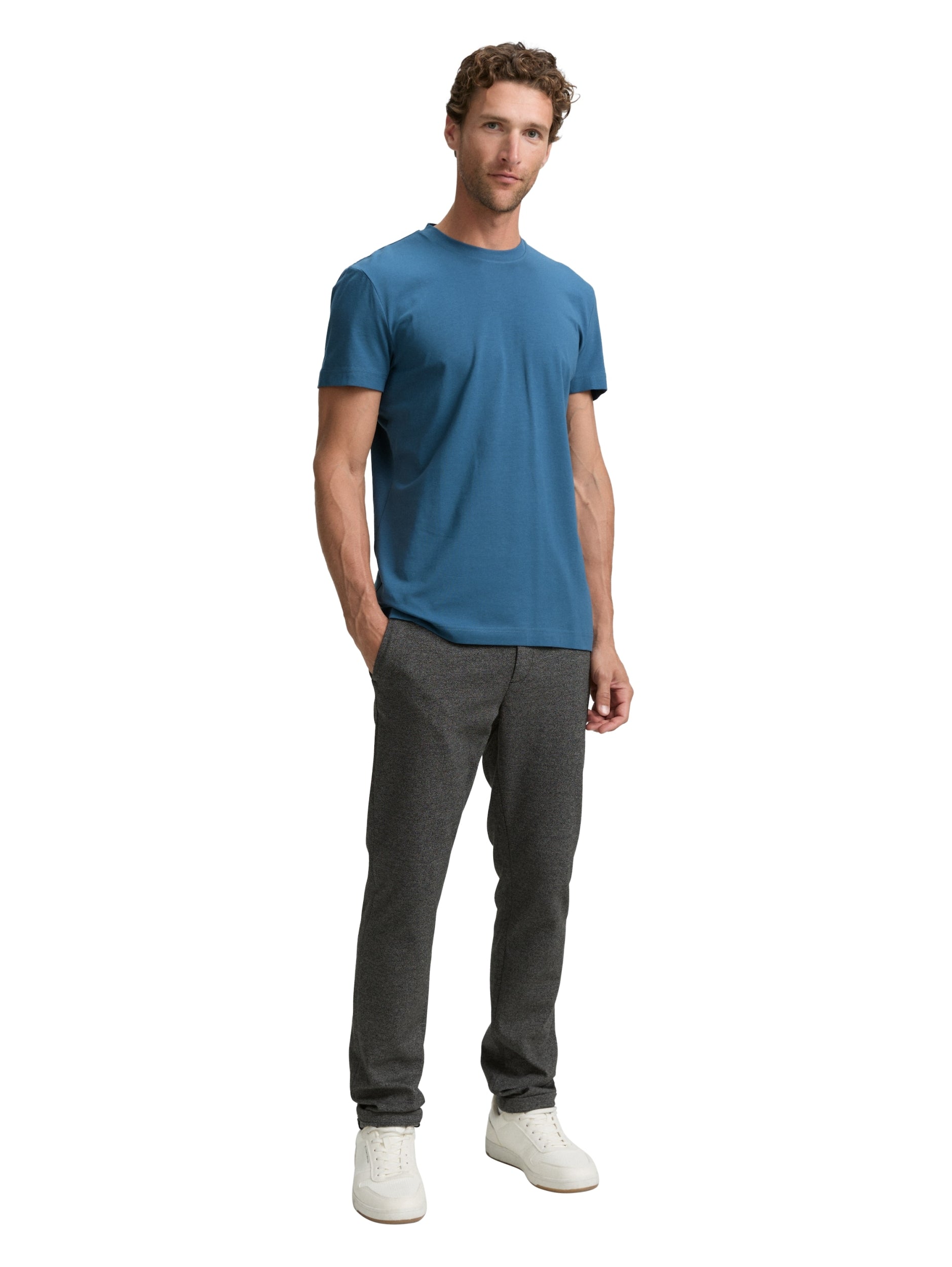 TOM TAILOR CASUAL MEN fitted basic t-shirt Trainingsshirts TOM TAILOR CASUAL MEN