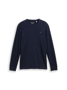 TOM TAILOR CASUAL MEN basic longsleeve Freizeitshirts /-hemden TOM TAILOR CASUAL MEN 10668 S