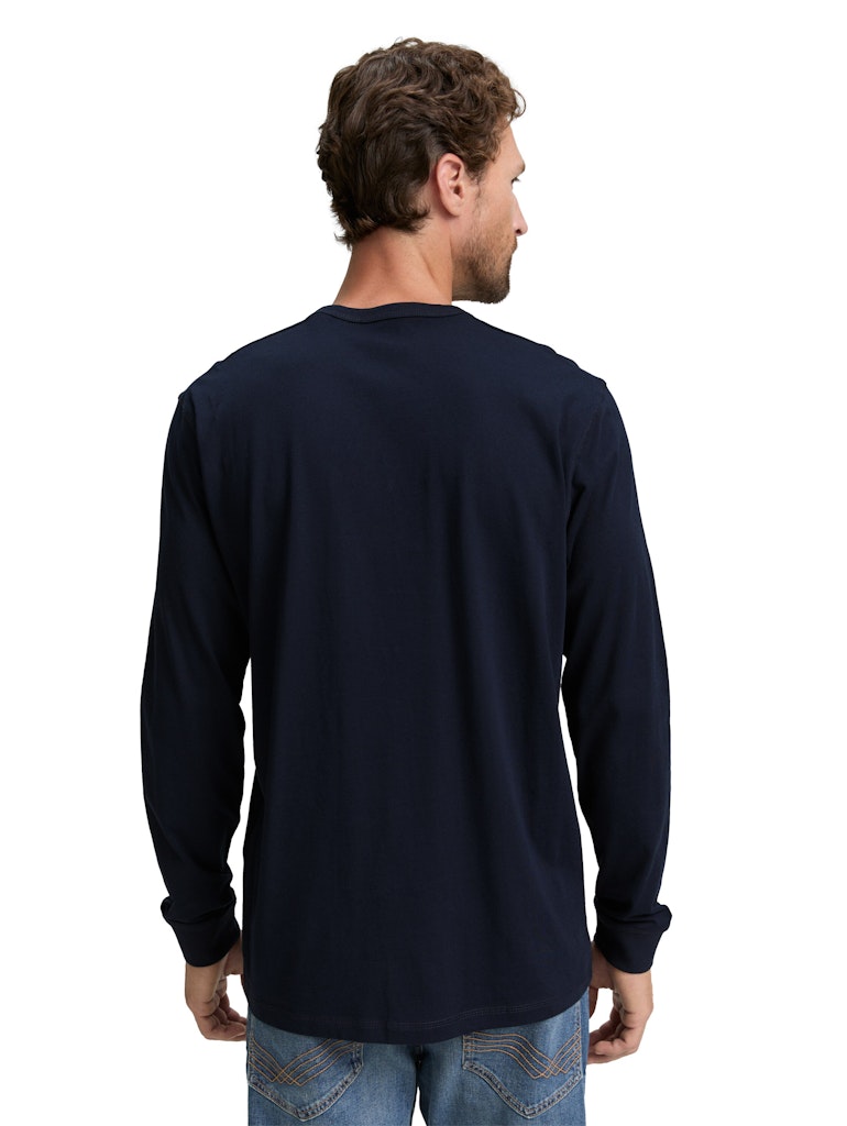 TOM TAILOR CASUAL MEN basic longsleeve Freizeitshirts /-hemden TOM TAILOR CASUAL MEN