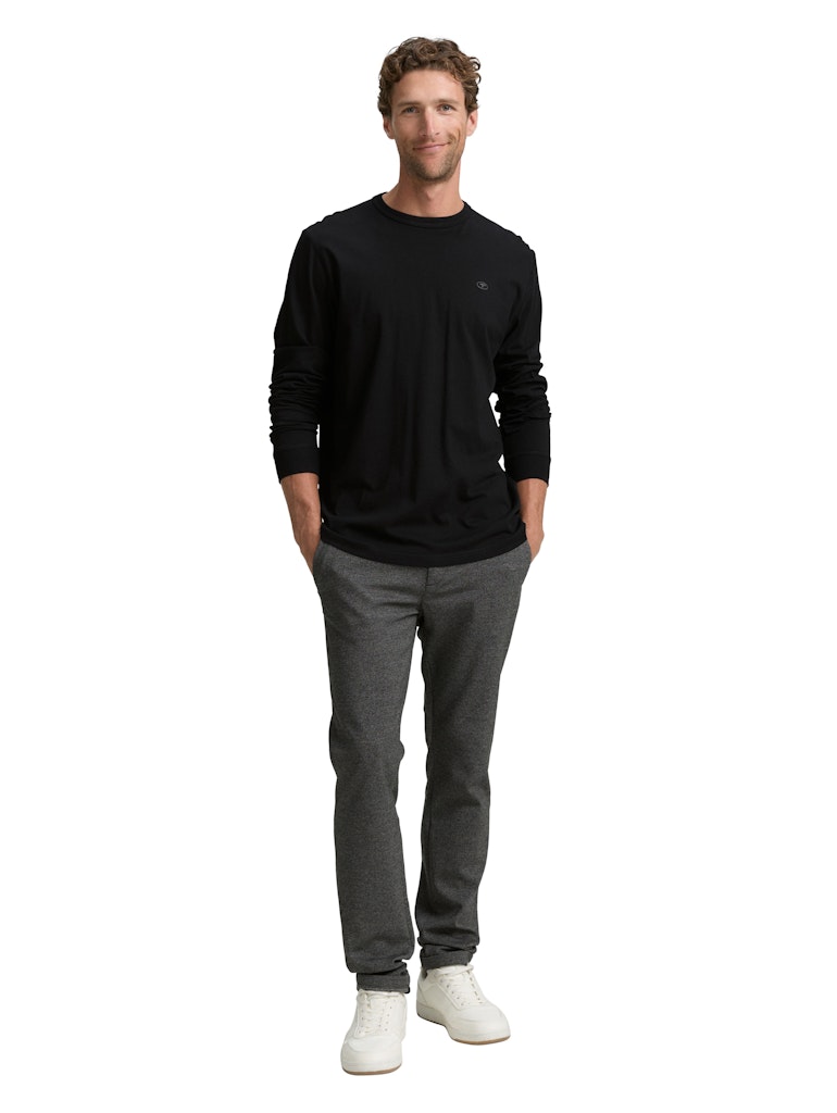 TOM TAILOR CASUAL MEN basic longsleeve Freizeitshirts /-hemden TOM TAILOR CASUAL MEN