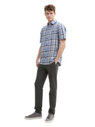 TOM TAILOR CASUAL MEN Checked Slubyam Shirt Freizeitshirts /-blusen TOM TAILOR CASUAL MEN