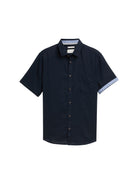 TOM TAILOR CASUAL MEN Cotton Linen Shirt Freizeitshirts /-blusen TOM TAILOR CASUAL MEN 10668 M