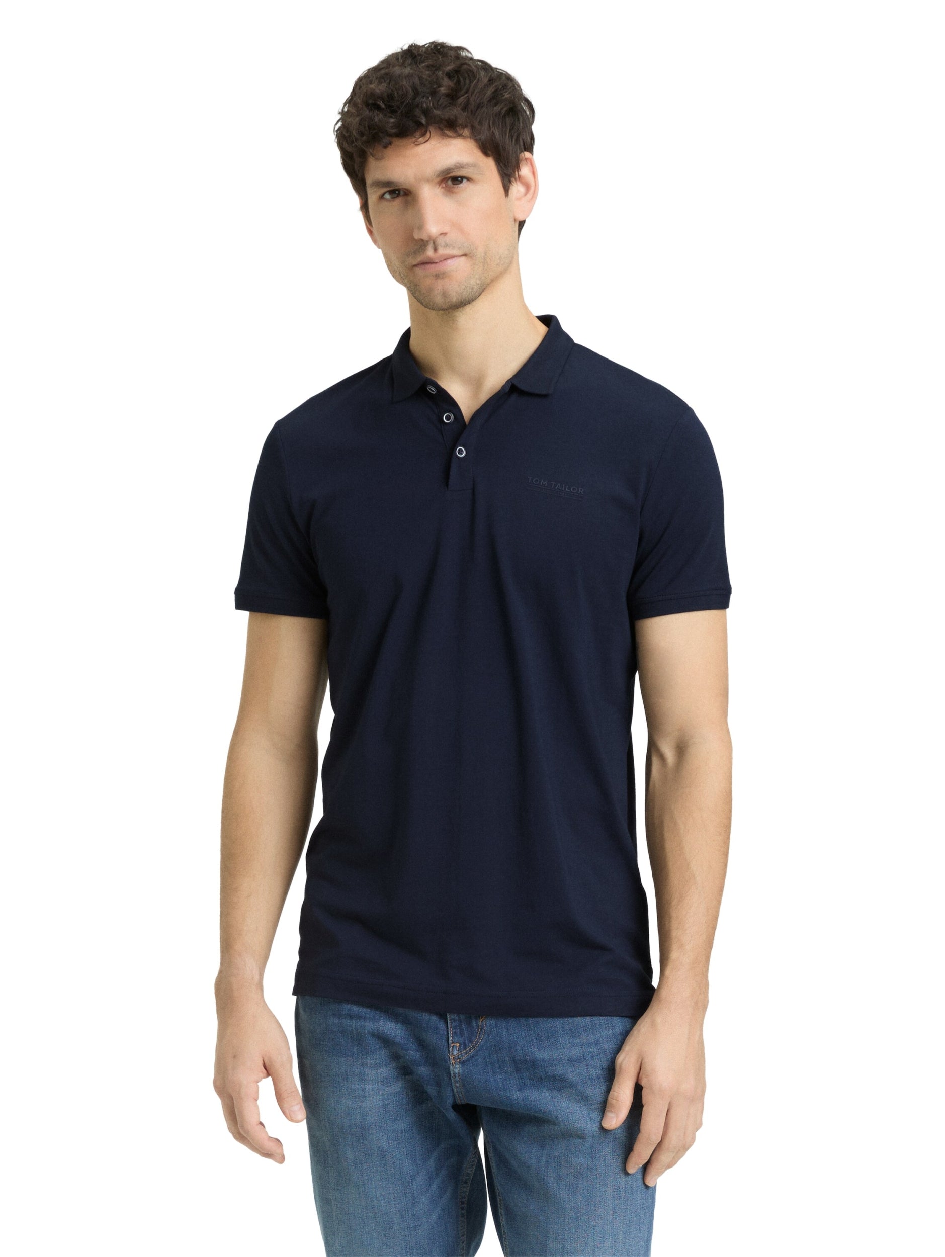 TOM TAILOR CASUAL MEN fitted basic polo Freizeitshirts /-hemden TOM TAILOR CASUAL MEN