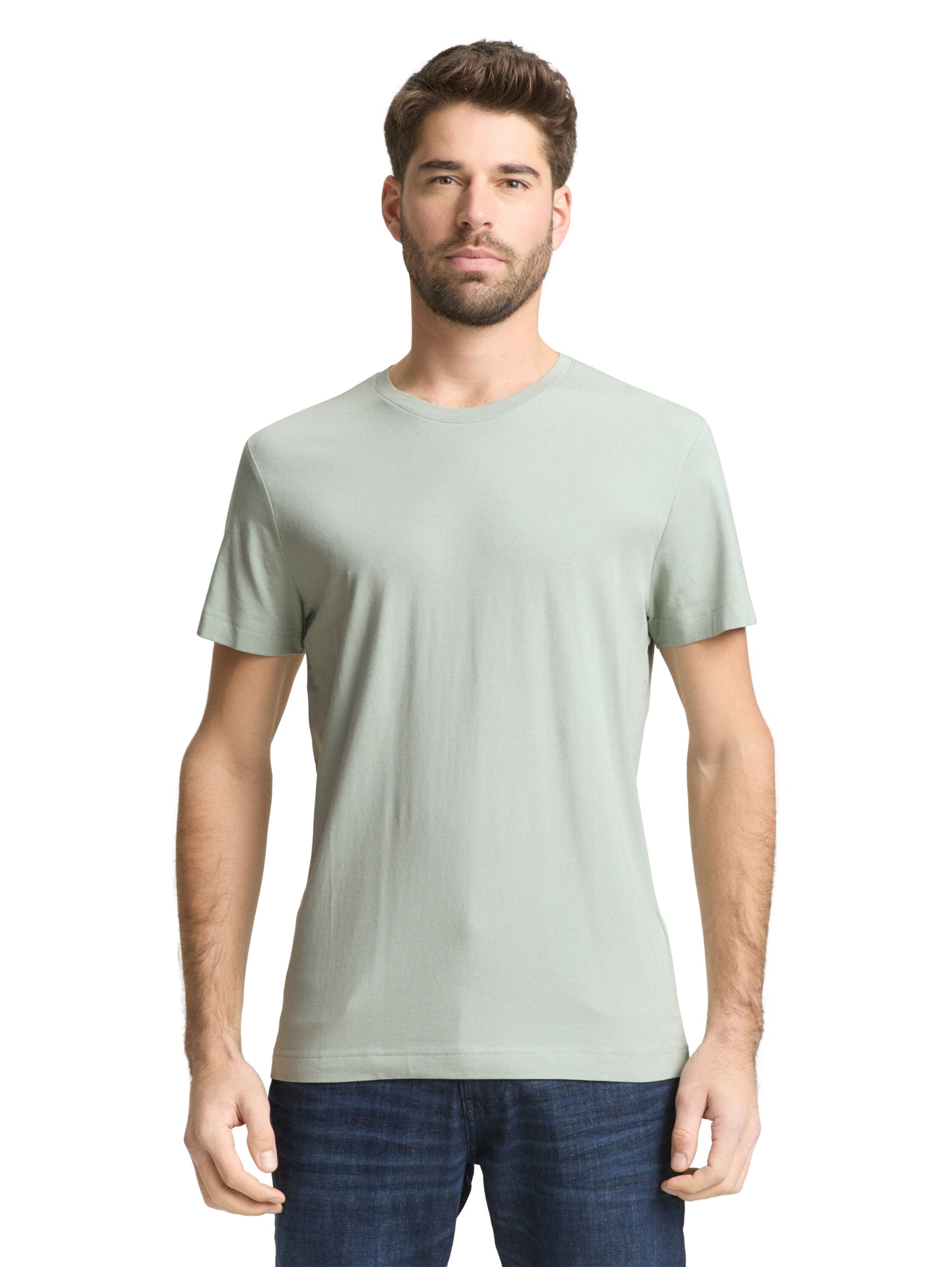 TOM TAILOR CASUAL MEN T-shirt stripe v-neck Trainingsshirts TOM TAILOR CASUAL MEN