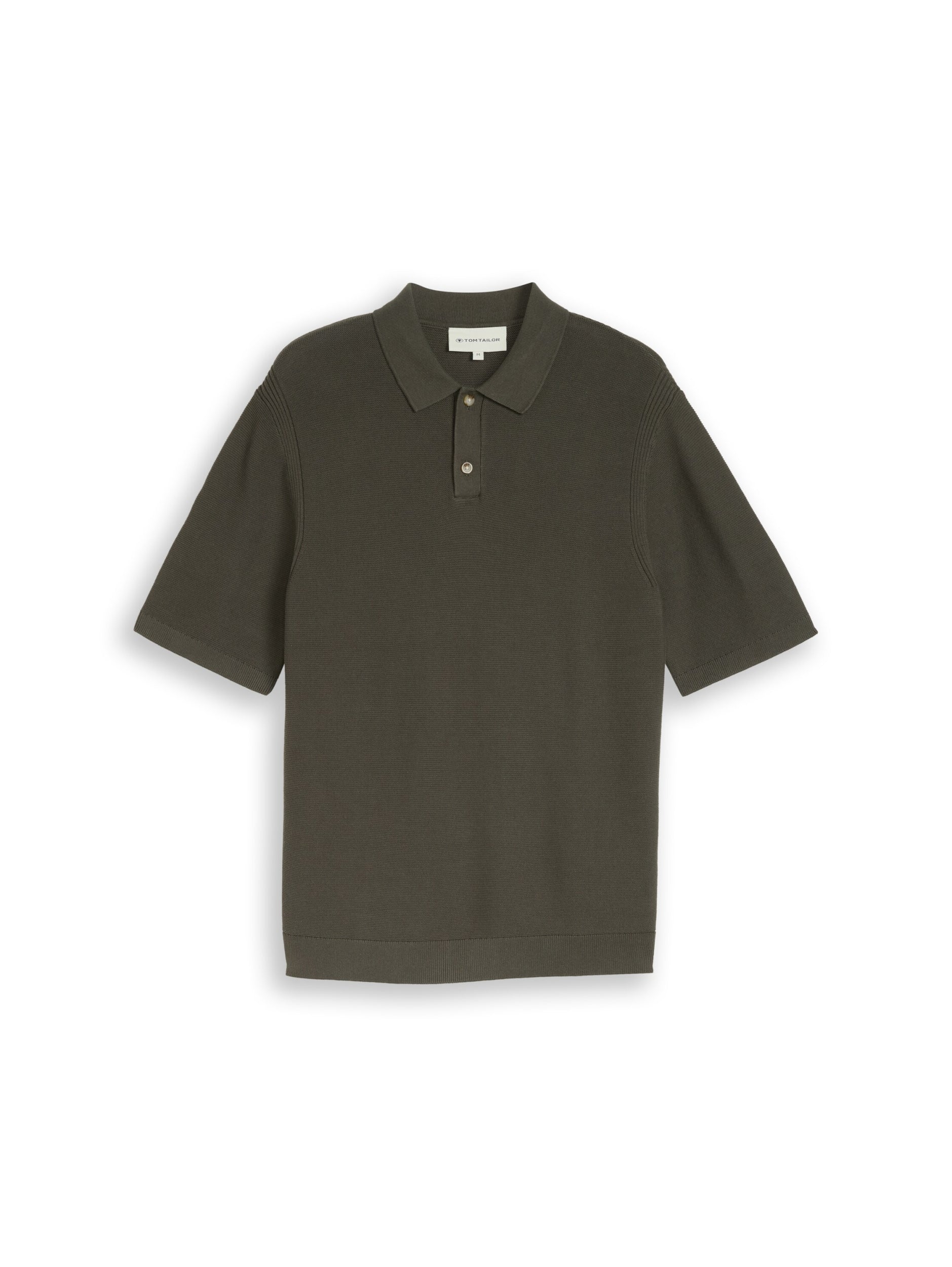 TOM TAILOR CASUAL MEN knit basic polo Freizeitpullover TOM TAILOR CASUAL MEN 26543 S