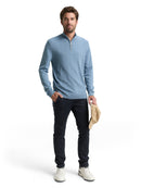 TOM TAILOR CASUAL MEN Knitted herringbone troyer Freizeitpullover TOM TAILOR CASUAL MEN