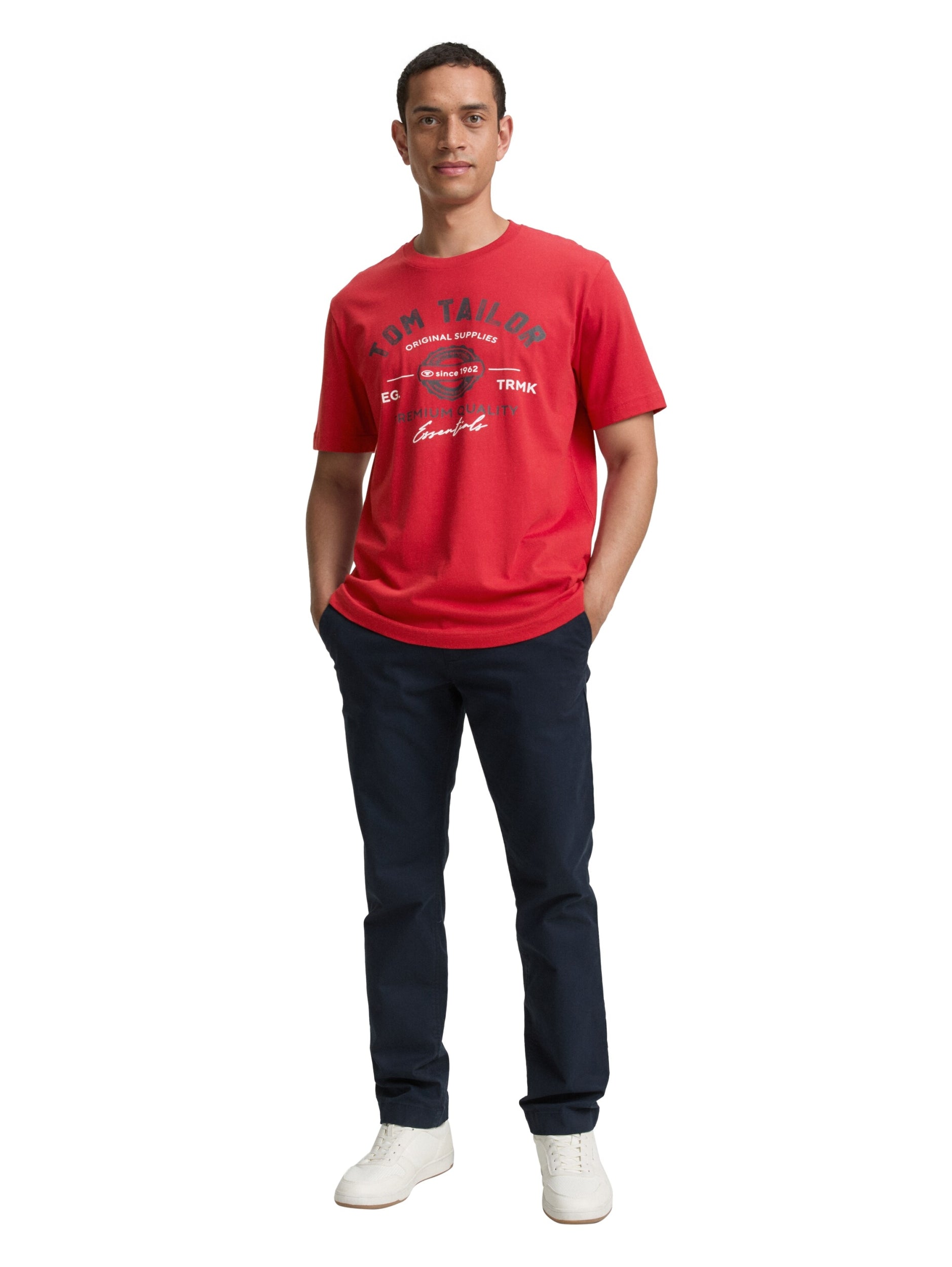 TOM TAILOR CASUAL MEN logo tee Trainingsshirts TOM TAILOR CASUAL MEN