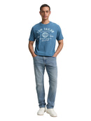 TOM TAILOR CASUAL MEN logo tee Trainingsshirts TOM TAILOR CASUAL MEN