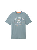 TOM TAILOR CASUAL MEN LOGO TEE NOS Trainingsshirts TOM TAILOR CASUAL MEN 75 GREY MINT S