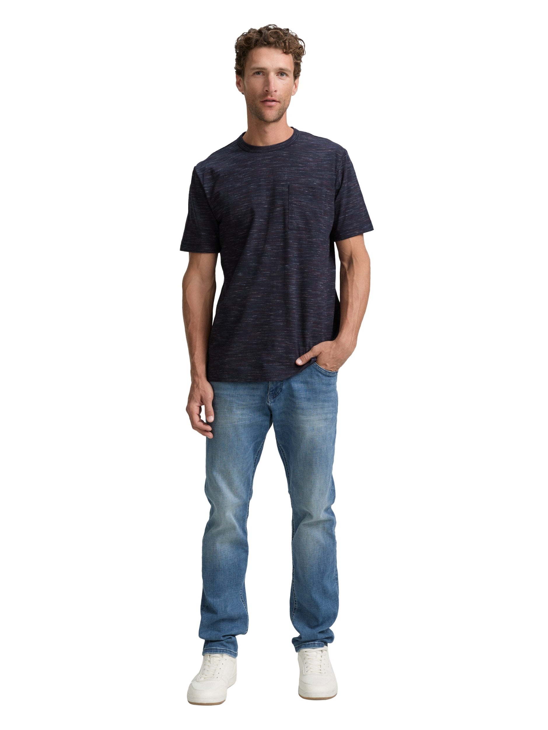 TOM TAILOR CASUAL MEN multicolored t-shirt Trainingsshirts TOM TAILOR CASUAL MEN