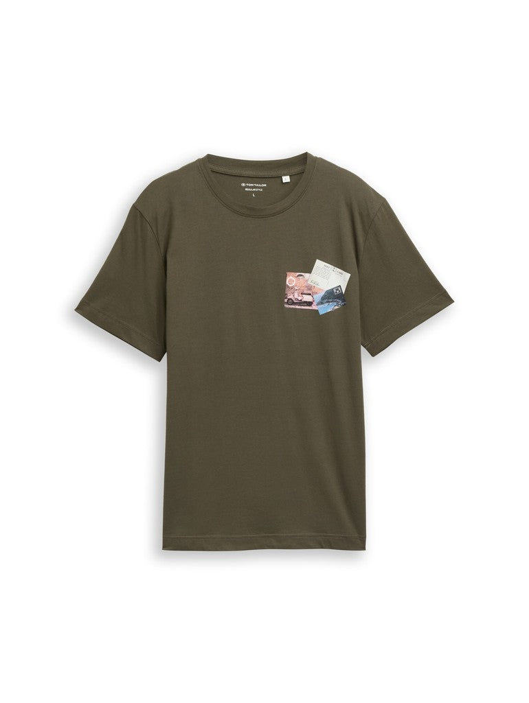 TOM TAILOR CASUAL MEN photo print t-shirt Trainingsshirts TOM TAILOR CASUAL MEN 26543 M