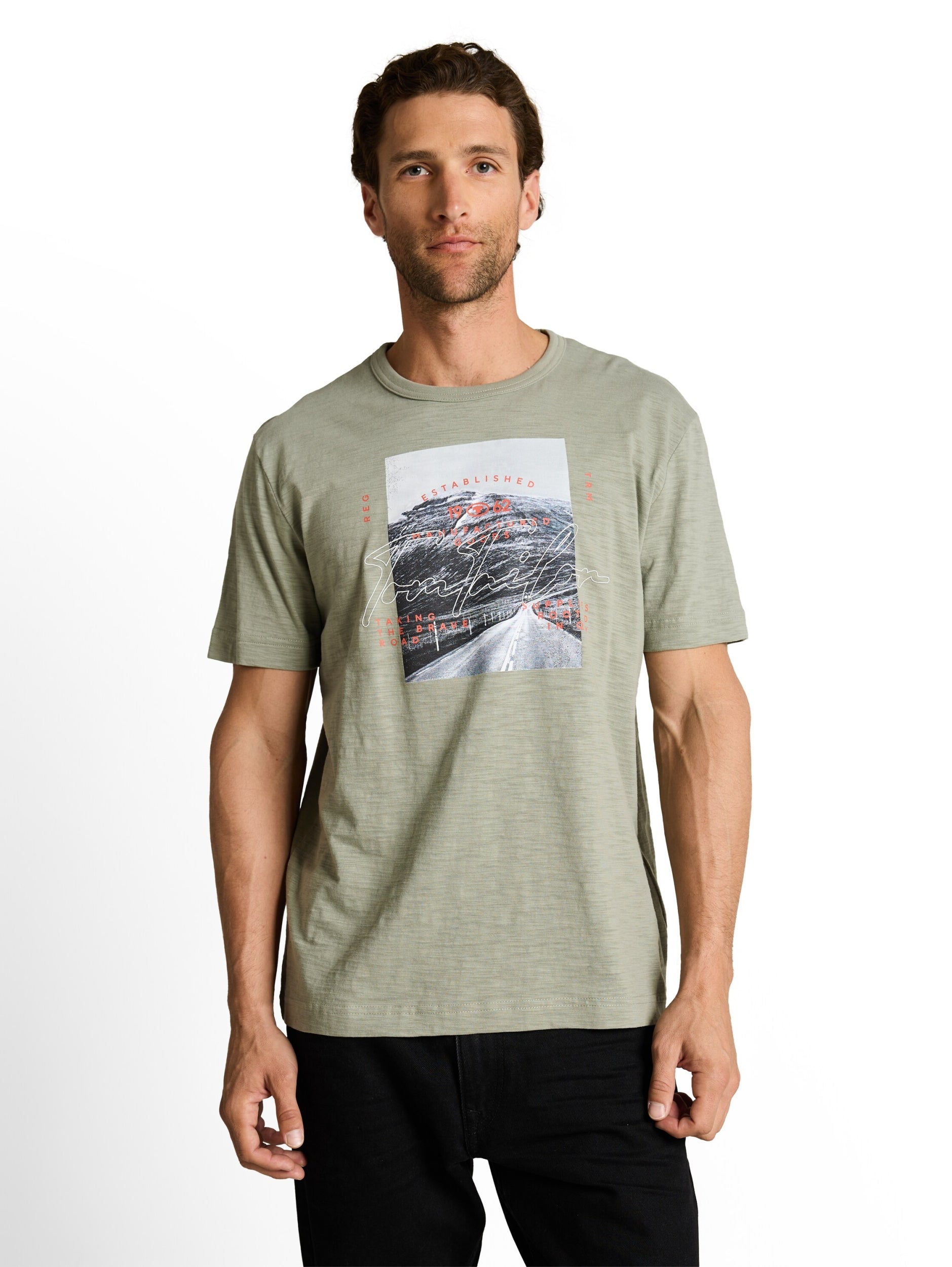 TOM TAILOR CASUAL MEN Photoprint T-shirt Trainingsshirts TOM TAILOR CASUAL MEN