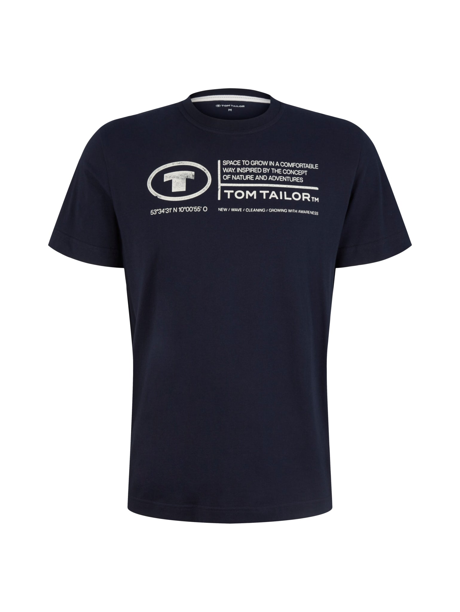 PACIFIC PRINTED CREWNECK T-SHIRT Trainingsshirts PACIFIC 68 SKY CAPTAIN BLUE S