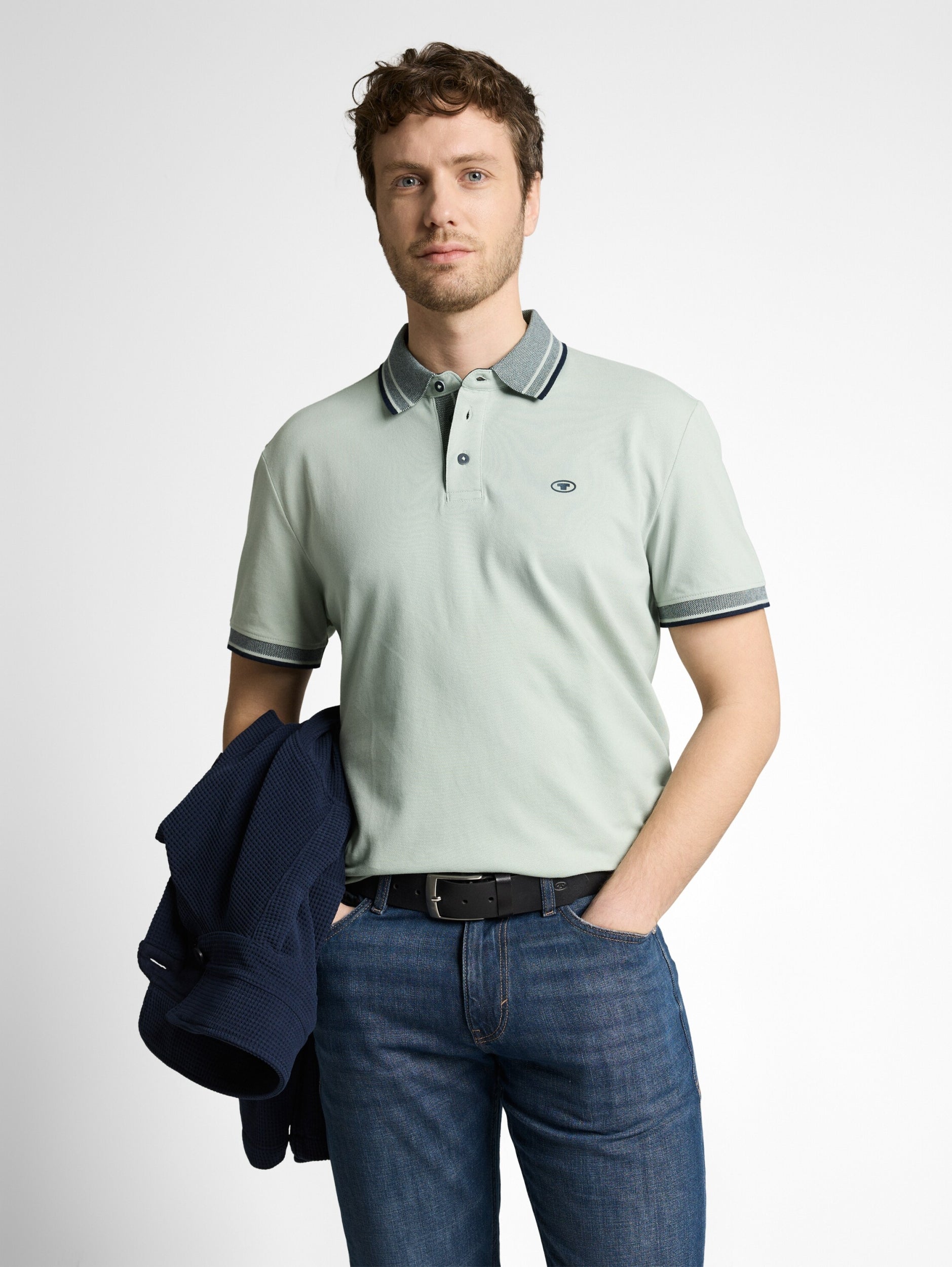 TOM TAILOR CASUAL MEN Printed polo Freizeitshirts /-hemden TOM TAILOR CASUAL MEN