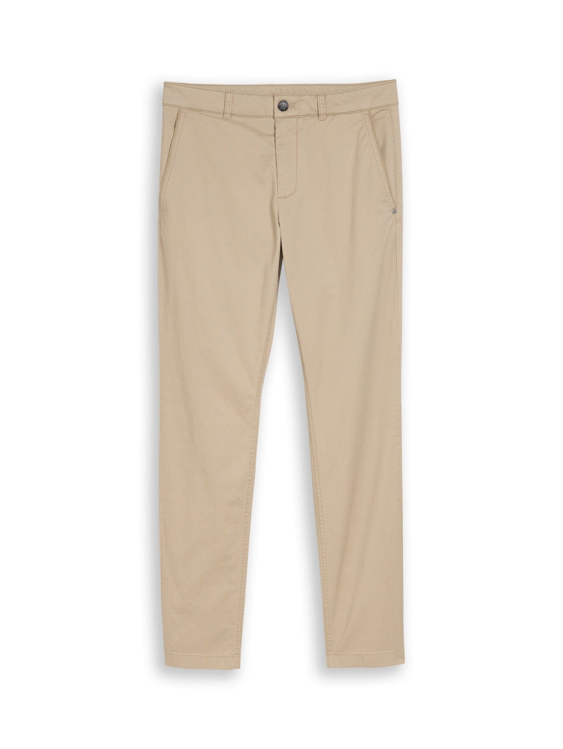 TOM TAILOR CASUAL MEN slim printed chino Freizeithosen TOM TAILOR CASUAL MEN Black 30/32