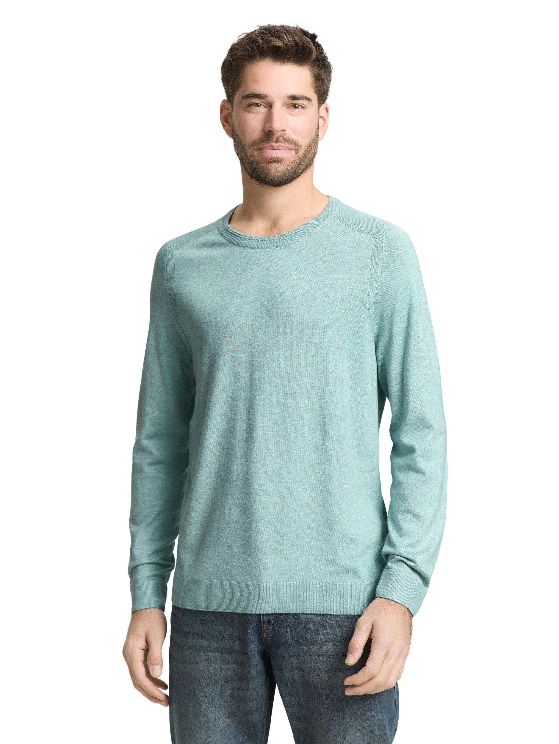 TOM TAILOR CASUAL MEN soft crew neck pullover Freizeitpullover TOM TAILOR CASUAL MEN