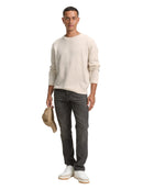 TOM TAILOR CASUAL MEN structured crewneck knit Freizeitpullover TOM TAILOR CASUAL MEN