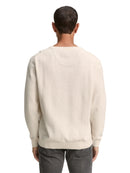 TOM TAILOR CASUAL MEN structured crewneck knit Freizeitpullover TOM TAILOR CASUAL MEN