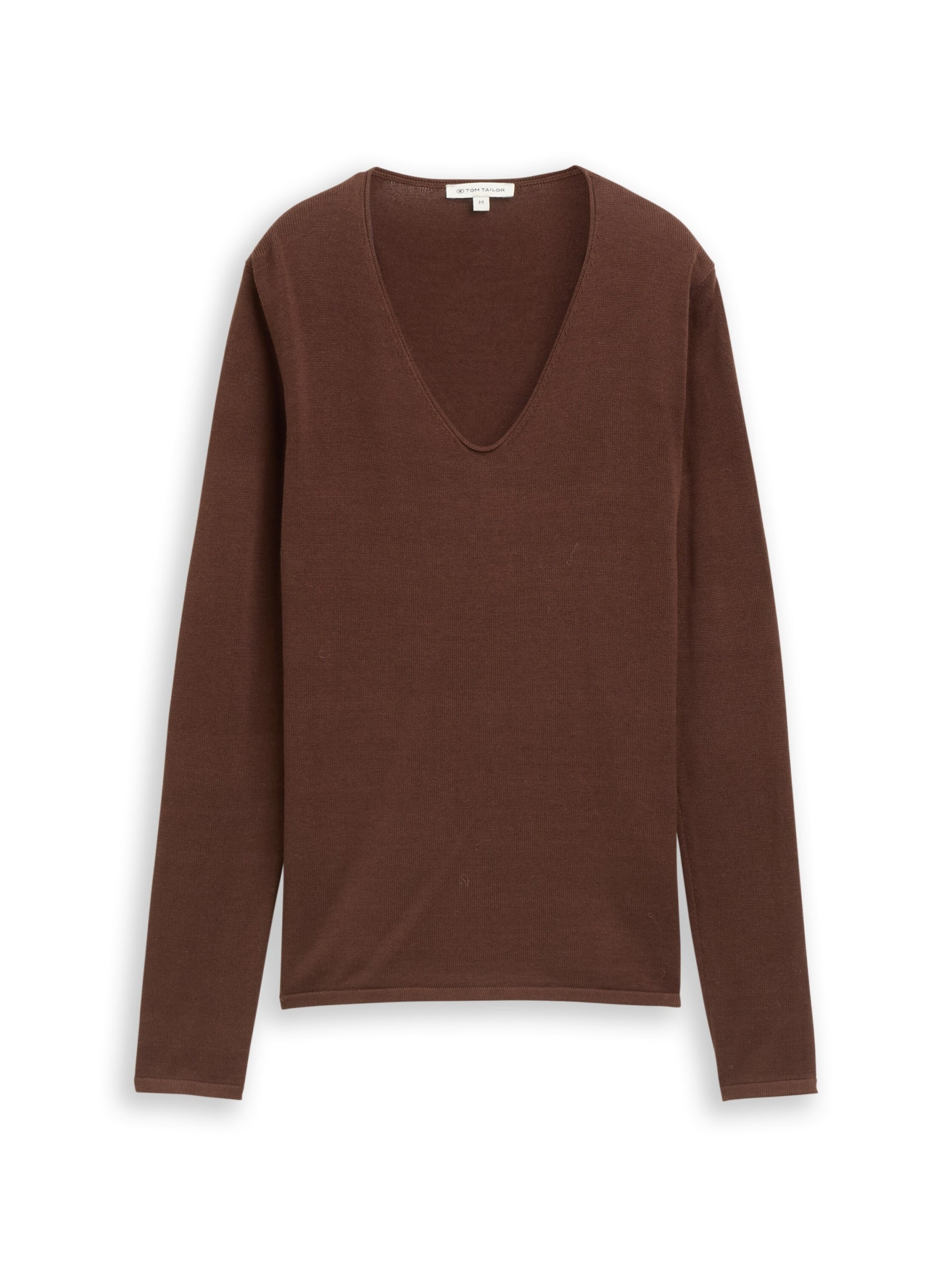TOM TAILOR CASUAL WOMEN SWEATER BASIC V-NECK MEDIUM SILVER GREY MELANGE Freizeitpullover TOM TAILOR CASUAL WOMEN 27506 S