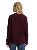 TOM TAILOR CASUAL WOMEN knit rib v-neck pullover Freizeitpullover TOM TAILOR CASUAL WOMEN
