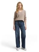 TOM TAILOR CASUAL WOMEN knit rib v-neck pullover Freizeitpullover TOM TAILOR CASUAL WOMEN