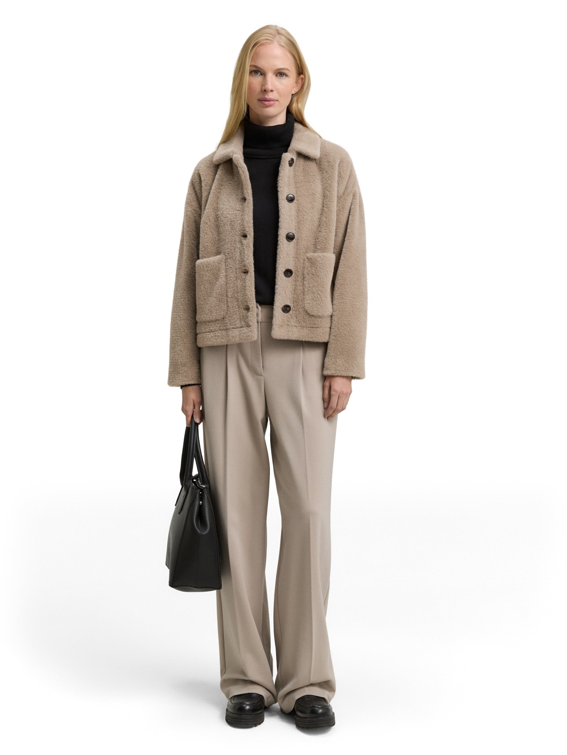 TOM TAILOR CASUAL WOMEN cosy shirt jacket Freizeitjacken TOM TAILOR CASUAL WOMEN