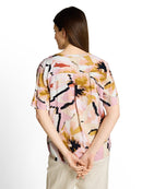 TOM TAILOR CASUAL WOMEN Blouse printed shortsleeves Freizeitshirts /-blusen TOM TAILOR CASUAL WOMEN
