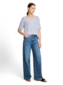 TOM TAILOR CASUAL WOMEN Blouse printed shortsleeves Freizeitshirts /-blusen TOM TAILOR CASUAL WOMEN