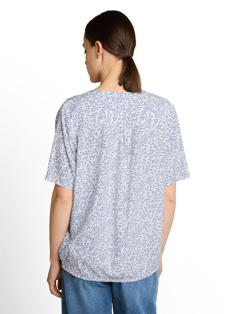 TOM TAILOR CASUAL WOMEN Blouse printed shortsleeves Freizeitshirts /-blusen TOM TAILOR CASUAL WOMEN