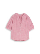 TOM TAILOR CASUAL WOMEN Blouse shrtsleeves slub struc