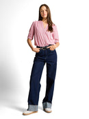 TOM TAILOR CASUAL WOMEN Blouse shrtsleeves slub struc
