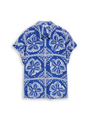 TOM TAILOR CASUAL WOMEN Blouse shortsleeves with linen