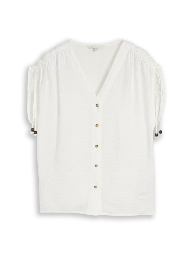 TOM TAILOR CASUAL WOMEN blouse top with gathering Freizeitshirts /-blusen TOM TAILOR CASUAL WOMEN 10315 36