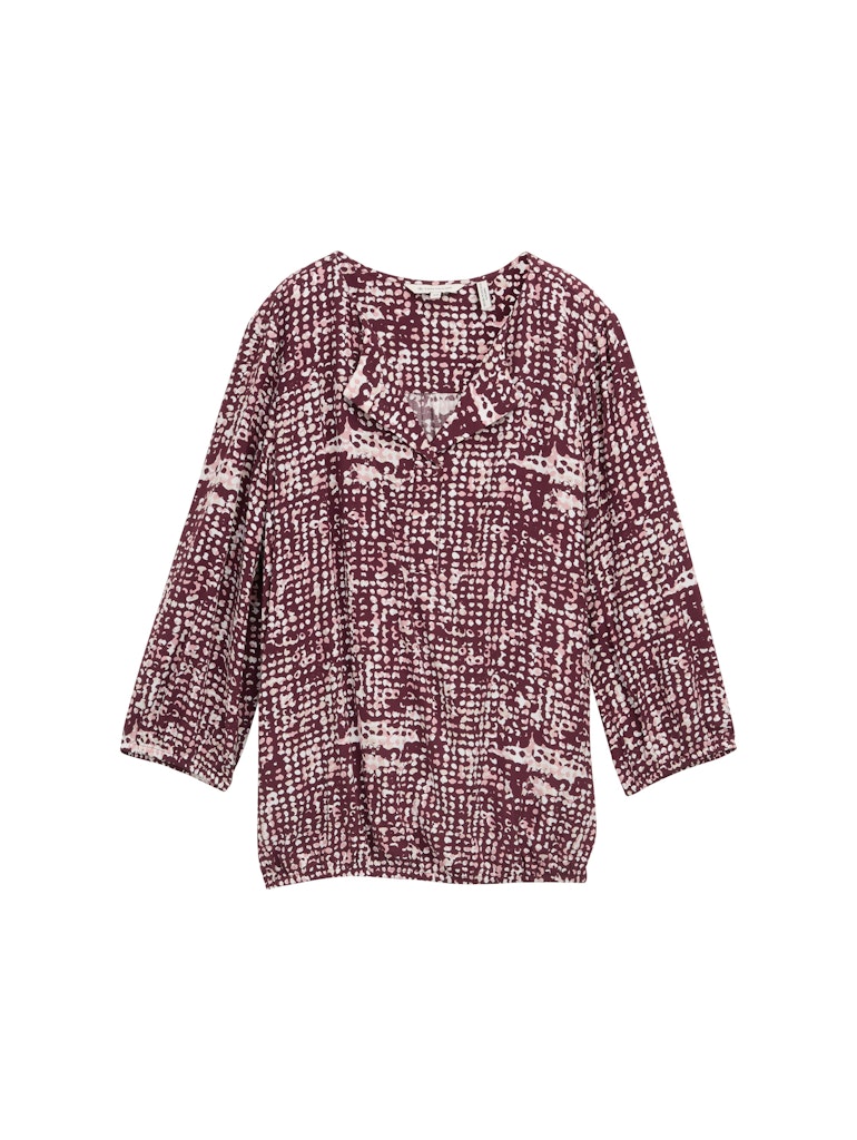 TOM TAILOR CASUAL WOMEN blouse with feminine V-neck Freizeitshirts /-blusen TOM TAILOR CASUAL WOMEN 38403 36