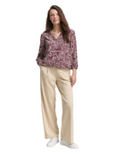 TOM TAILOR CASUAL WOMEN blouse with feminine V-neck Freizeitshirts /-blusen TOM TAILOR CASUAL WOMEN