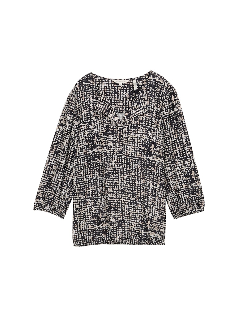 TOM TAILOR CASUAL WOMEN blouse with feminine V-neck Freizeitshirts /-blusen TOM TAILOR CASUAL WOMEN 38402 36