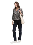 TOM TAILOR CASUAL WOMEN blouse with feminine V-neck Freizeitshirts /-blusen TOM TAILOR CASUAL WOMEN