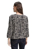 TOM TAILOR CASUAL WOMEN blouse with feminine V-neck Freizeitshirts /-blusen TOM TAILOR CASUAL WOMEN