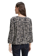 TOM TAILOR CASUAL WOMEN blouse with feminine V-neck Freizeitshirts /-blusen TOM TAILOR CASUAL WOMEN