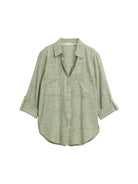 TOM TAILOR CASUAL WOMEN blouse with slub struc Freizeitshirts /-blusen TOM TAILOR CASUAL WOMEN 38802 34