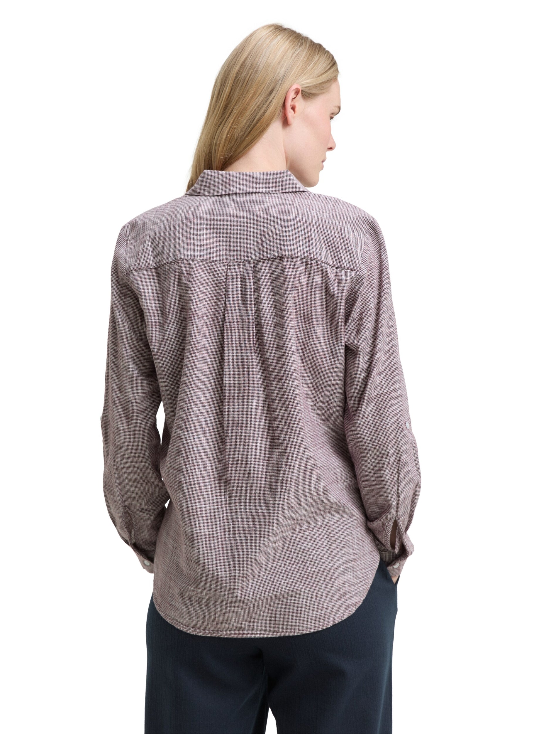TOM TAILOR CASUAL WOMEN blouse with slub struc Freizeitshirts /-blusen TOM TAILOR CASUAL WOMEN