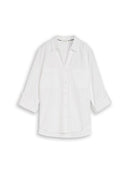 TOM TAILOR CASUAL WOMEN blouse with slub struc