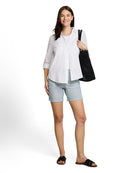 TOM TAILOR CASUAL WOMEN blouse with slub struc