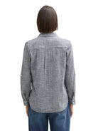 TOM TAILOR CASUAL WOMEN BLOUSE WITH SLUB STRUCTURE NOS Freizeitshirts /-blusen TOM TAILOR CASUAL WOMEN