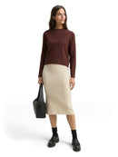 TOM TAILOR CASUAL WOMEN knit milano funnel-neck pullover